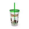 American Chop Suey Sunsplash Tumbler with Straw, 16oz