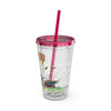 American Chop Suey Sunsplash Tumbler with Straw, 16oz