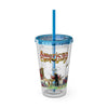 American Chop Suey Sunsplash Tumbler with Straw, 16oz