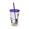 American Chop Suey Sunsplash Tumbler with Straw, 16oz