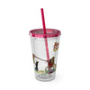 American Chop Suey Sunsplash Tumbler with Straw, 16oz