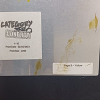 Category Zero Conflict #3 - Page 8 - PRESSWORKS - Comic Art - Printer Plate - Yellow