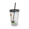 American Chop Suey Sunsplash Tumbler with Straw, 16oz