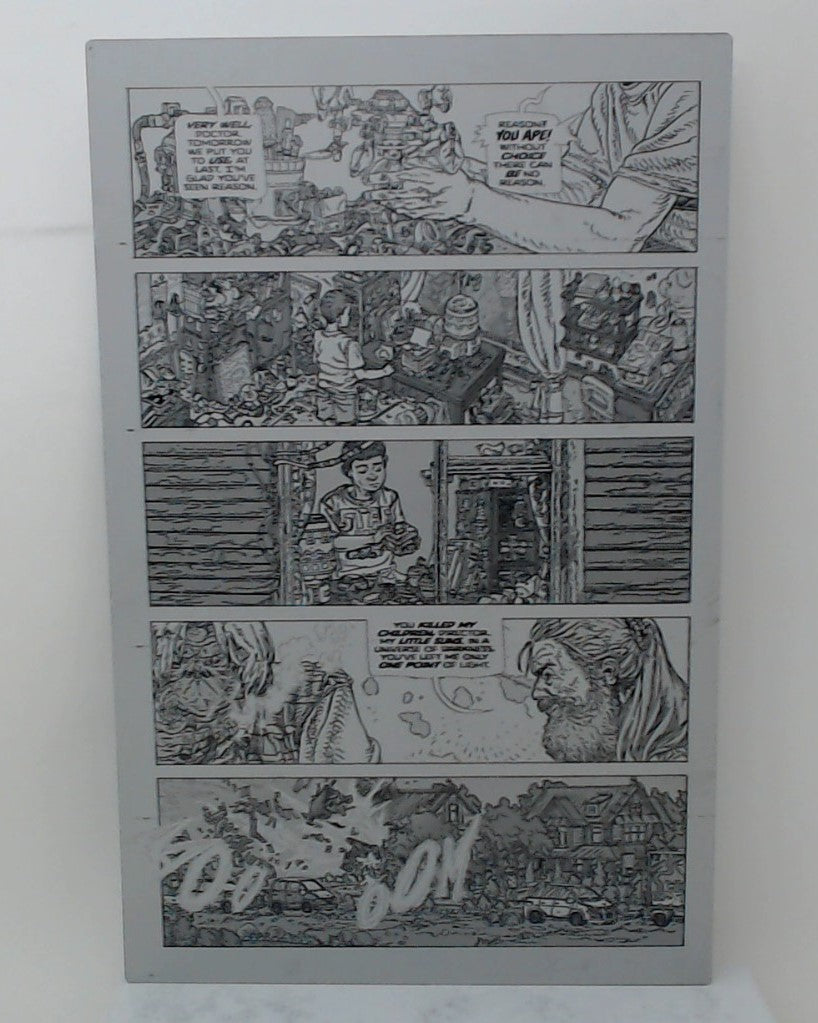 Agent of W.O.R.L.D.E #4 - Page 18 - Black - Comic Printer Plate - PRESSWORKS