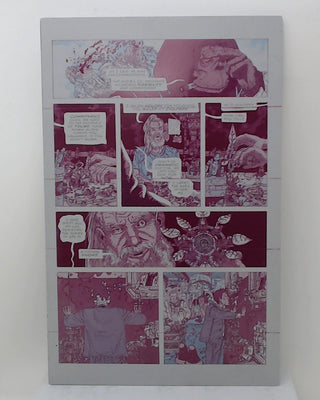 Agent of W.O.R.L.D.E #4 - Page 9 - Magenta - Comic Printer Plate - PRESSWORKS