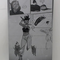 Azza The Barbed #5 - Page 8 - Black - Comic Printer Plate - PRESSWORKS