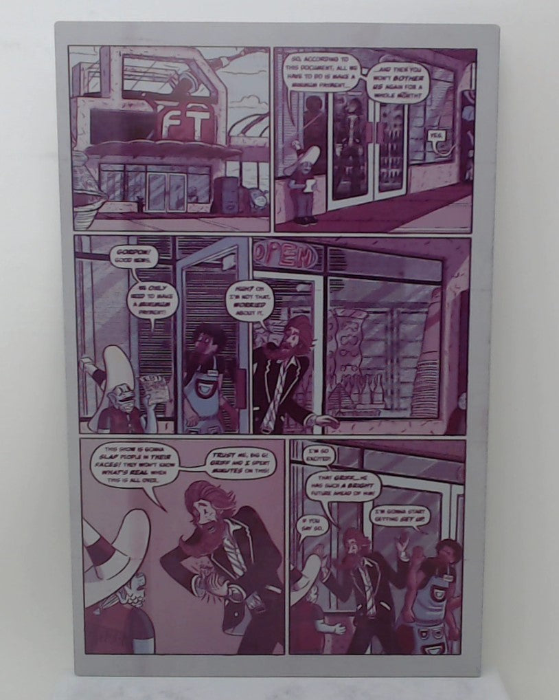 The Ballad of Gordon Barleycorn #1 - Page 15 - Magenta - Comic Printer Plate - PRESSWORKS