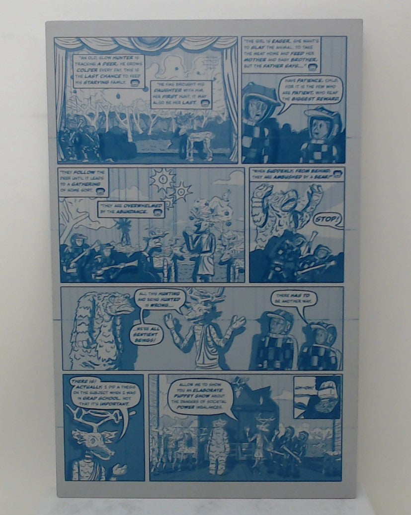 The Ballad of Gordon Barleycorn #1 - Page 21 - Cyan - Comic Printer Plate - PRESSWORKS