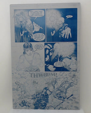 Bones of the Gods #2 - Page 7 - Cyan - Comic Printer Plate - PRESSWORKS