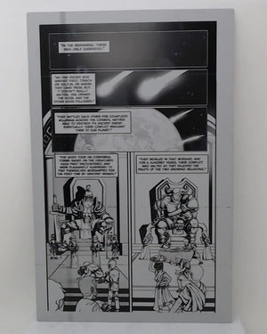 Bones of the Gods #5 - Page 1 - Black - Comic Printer Plate - PRESSWORKS