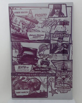 Blood Run #1 - Page 14 - Magenta - Comic Printer Plate - PRESSWORKS - Stephen Cardoselli