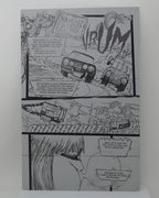 Blood Run #1 - Page 7 - Black - Comic Printer Plate - PRESSWORKS - Stephen Cardoselli