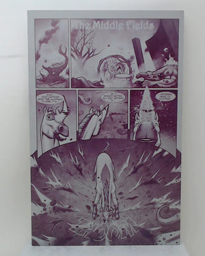 By The Horns Dark Earth #12 - Page 19 - Magenta - Comic Printer Plate - PRESSWORKS