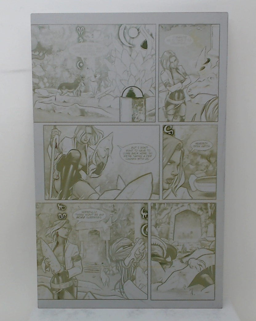 By The Horns Dark Earth #12 - Page 2 - Yellow - Comic Printer Plate - PRESSWORKS