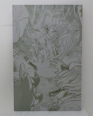 By The Horns Dark Earth #12 - Page 3 - Splash - Yellow - Comic Printer Plate - PRESSWORKS