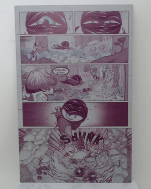 By The Horns Dark Earth #8 -  Page 17 - Magenta - Comic Printer Plate - PRESSWORKS