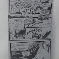 Blood Run #1 - Page 34 - Black - Comic Printer Plate - PRESSWORKS - Stephen Cardoselli