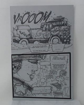 Blood Run #1 - Page 3 - Black - Comic Printer Plate - PRESSWORKS - Stephen Cardoselli