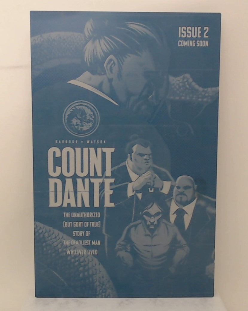 Count Dante #1 - Page 28 - Cyan - Comic Printer Plate - PRESSWORKS