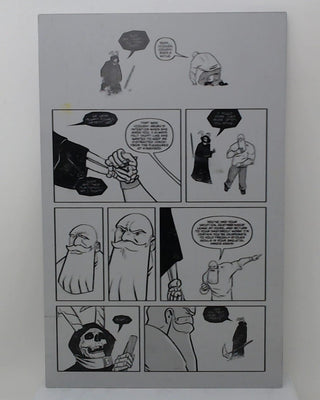 Death Comes for the Toymaker #1 - Page 21 - Black - Comic Printer Plate - PRESSWORKS