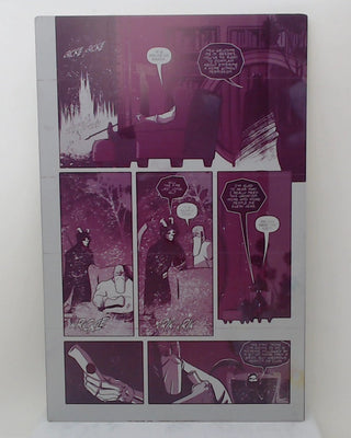 Death Comes for the Toymaker #1 - Page 2 - Magenta - Comic Printer Plate - PRESSWORKS