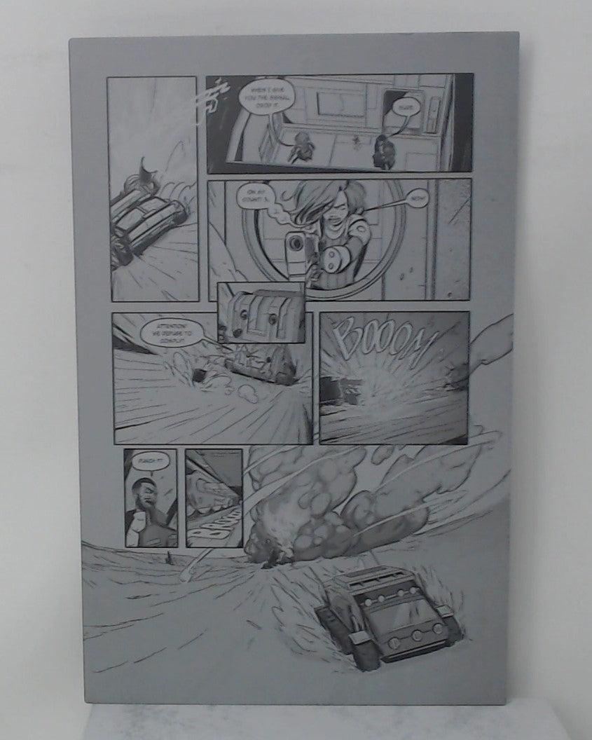 Dust #2 - Page 21 - Black - Comic Printer Plate - PRESSWORKS