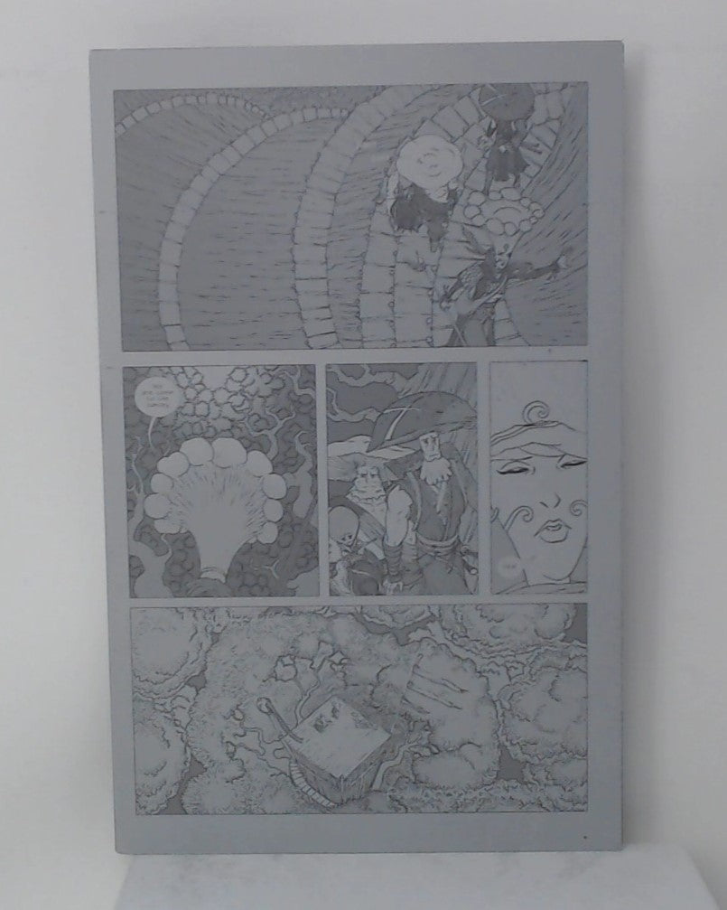 Fung Gi #1 - Page 15 - Black - Comic Printer Plate - PRESSWORKS - JM Ringuet