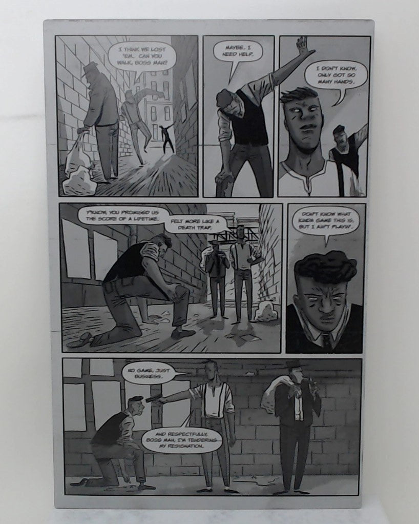 Heavenly Blues #1 - Legacy Edition - Page 20 - Black - Comic Printer Plate - PRESSWORKS