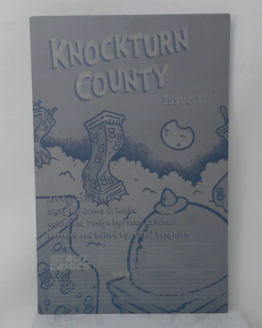 Knockturn County #1 - Inside Front Cover - PRESSWORKS - Comic Art - Printer Plate - Cyan