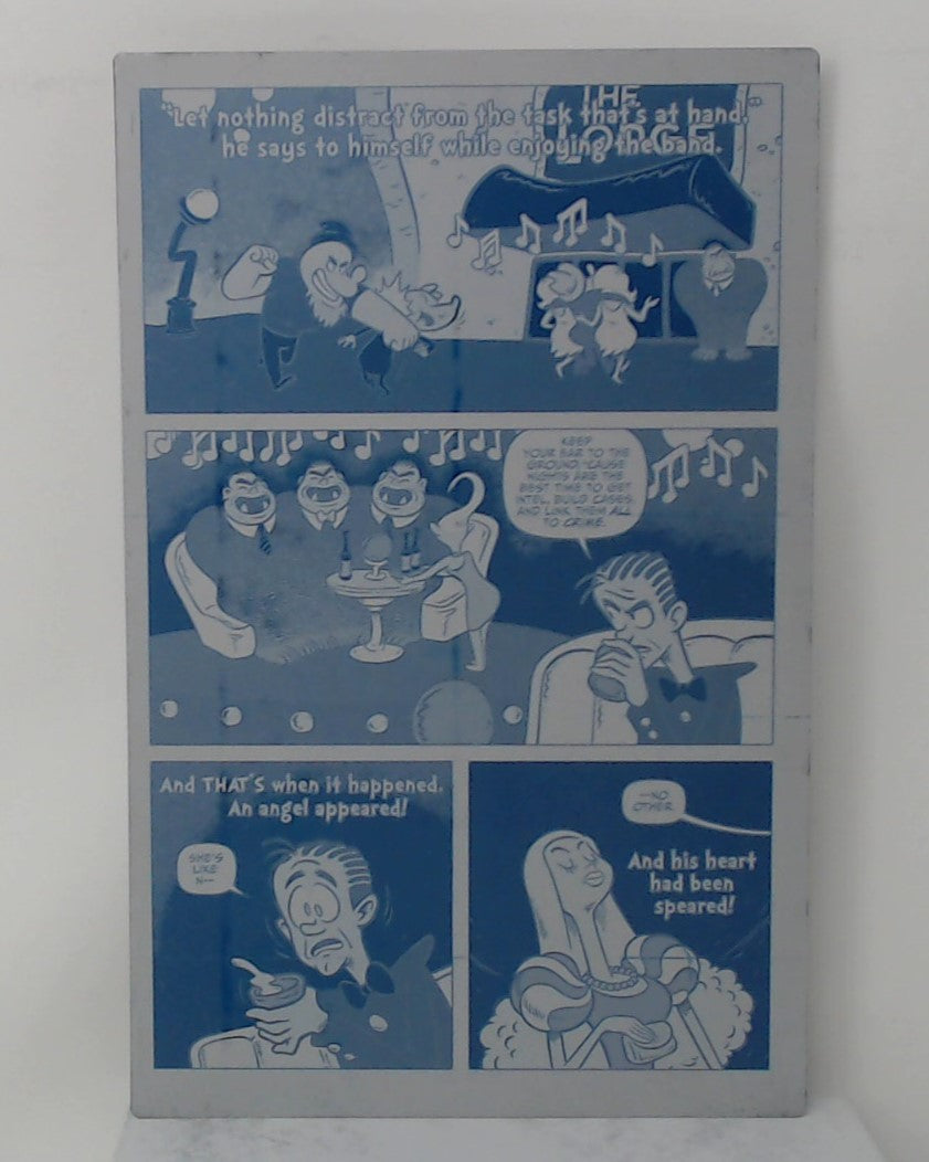 Knockturn County #1 - Page 5 - PRESSWORKS - Comic Art - Printer Plate - Cyan