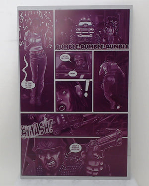 Night of the Cadillacs #1 - Legacy Edition - Page 15 - Magenta - Comic Printer Plate - PRESSWORKS