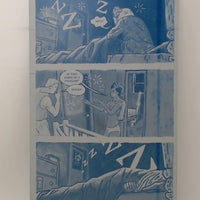 The Quarry #1 - Page 4 - Cyan - Comic Printer Plate - PRESSWORKS