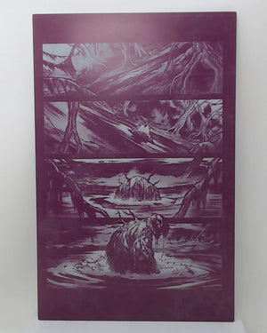 Rad Wraith - Double Feature #1 - Page 1 - Magenta - Comic Printer Plate - PRESSWORKS