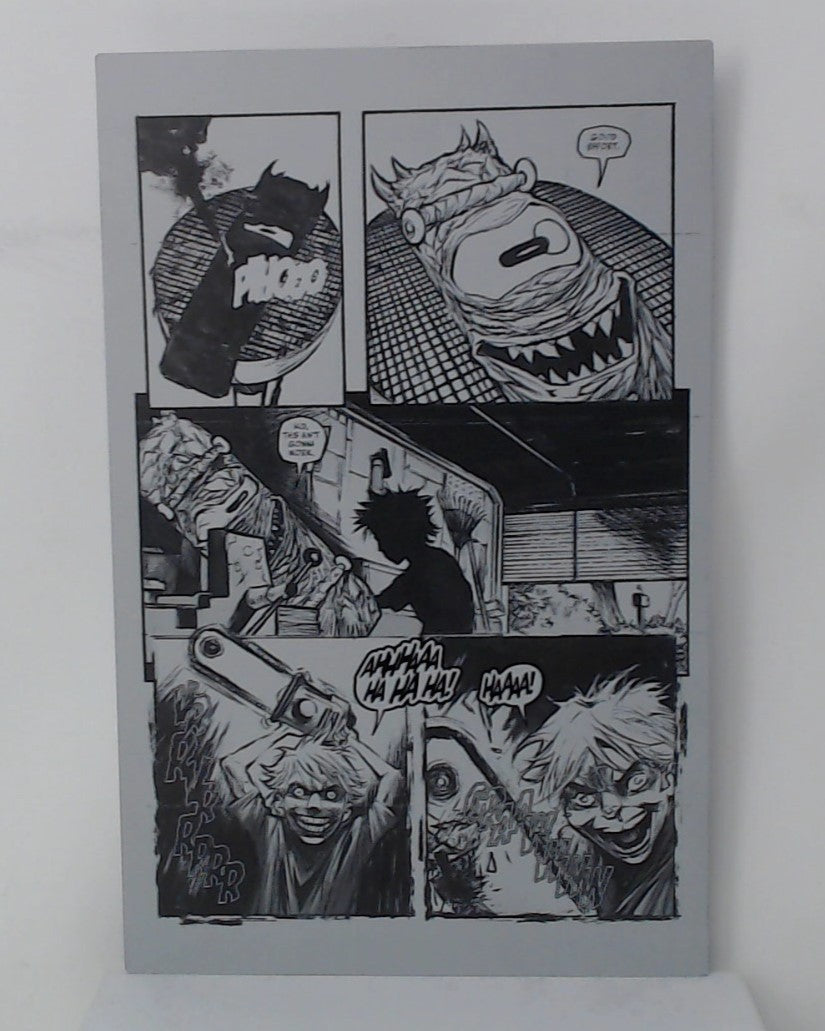 Rad Wraith - Double Feature #1 - Page 36 - Black - Comic Printer Plate - PRESSWORKS