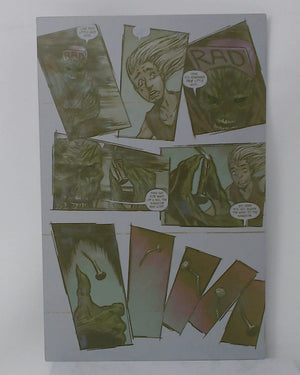 Rad Wraith - Double Feature #1 - Page 40 - Yellow - Comic Printer Plate - PRESSWORKS