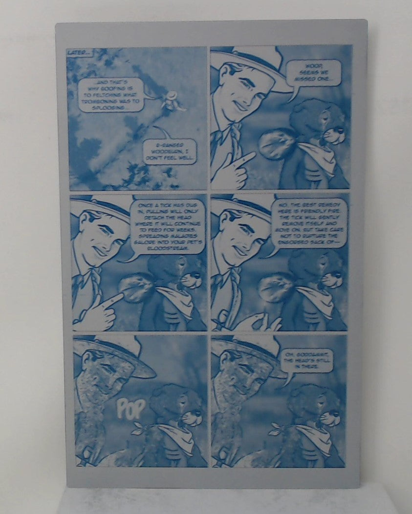 Ranger Stranger - Trade Paperback - Page 90 - Cyan - Comic Printer Plate - PRESSWORKS - Tyler Jensen