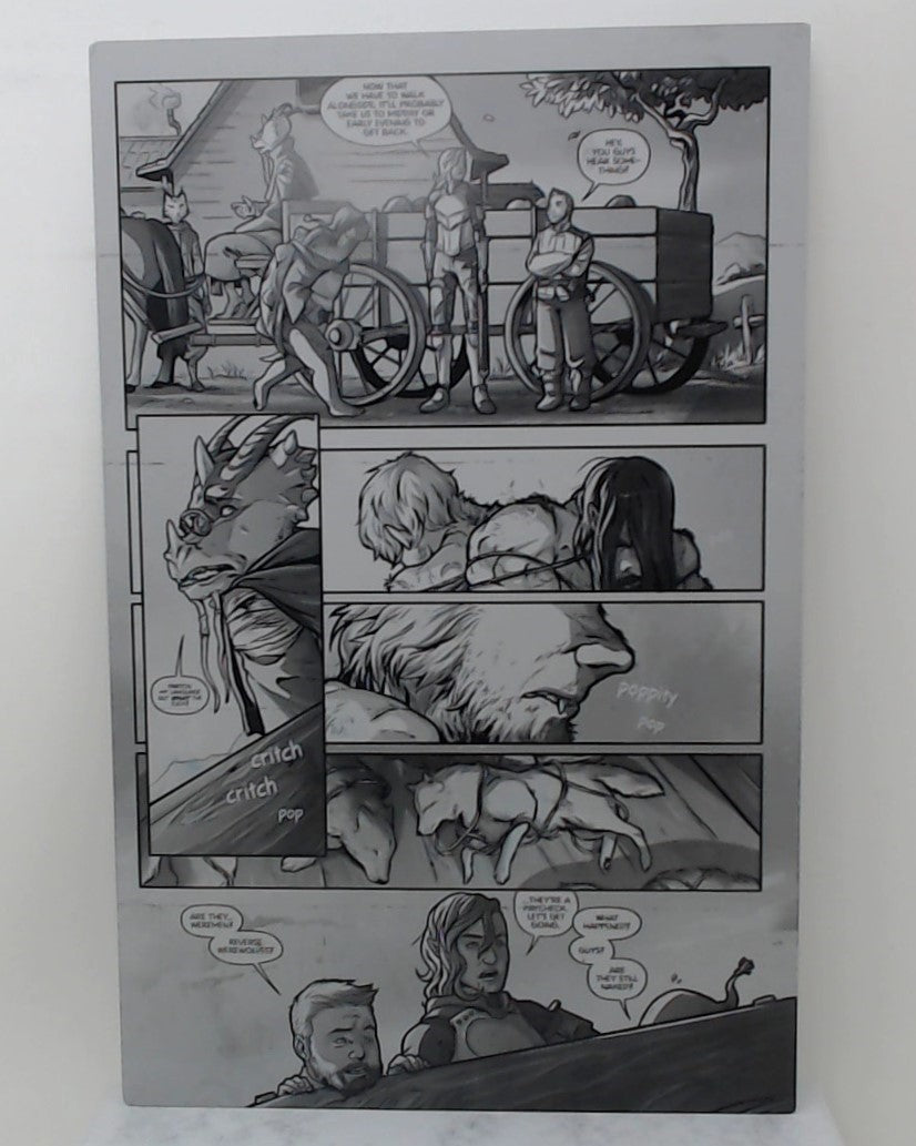 Sidequest #1 - Page 15 - Black - Comic Printer Plate - PRESSWORKS