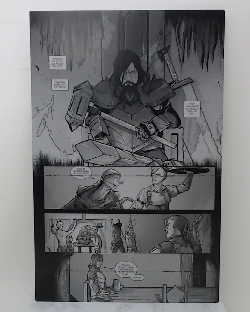 Sidequest #1 - Page 18 - Black - Comic Printer Plate - PRESSWORKS