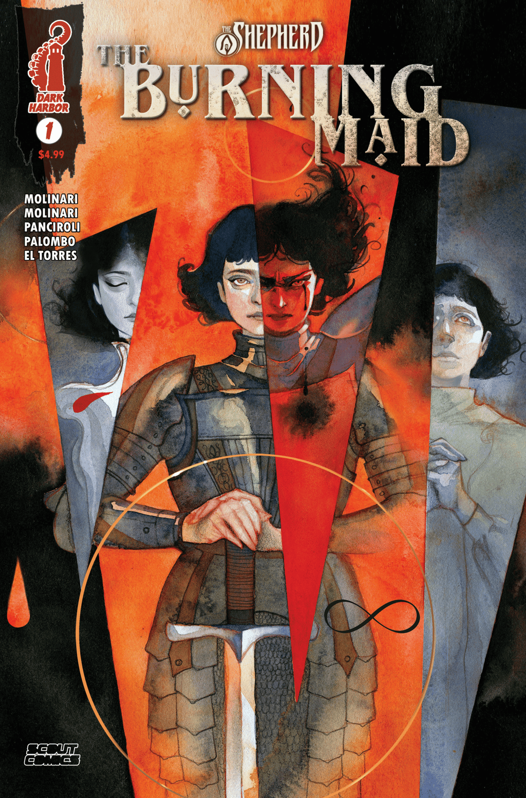 Burning Maid #1 - Cover A -Sasha Yosselani -  PRESALE