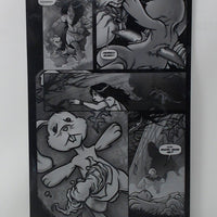 Stabbity Bunny #1 - Comics on Coffee Variant  - Page 17 - Black - Comic Printer Plate - PRESSWORKS