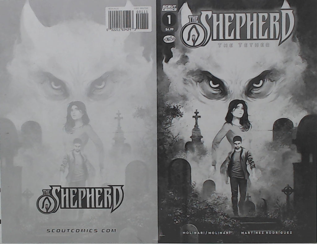 Shepherd: The Tether #1 - Black - Comic Printer Plate - PRESSWORKS - Luca Merli