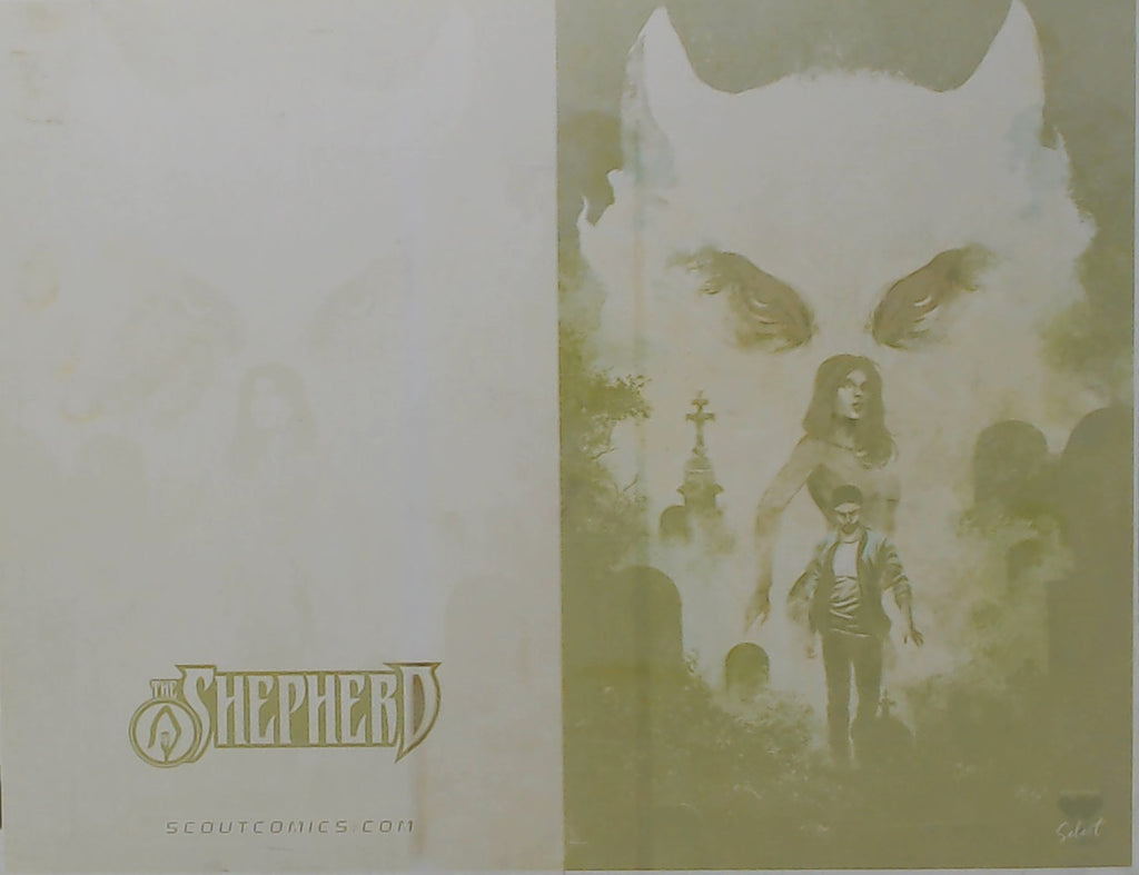 Shepherd: The Tether #1 -  Signed - Whatnot Select - Yellow - Comic Printer Plate - PRESSWORKS - Jaime Martinez