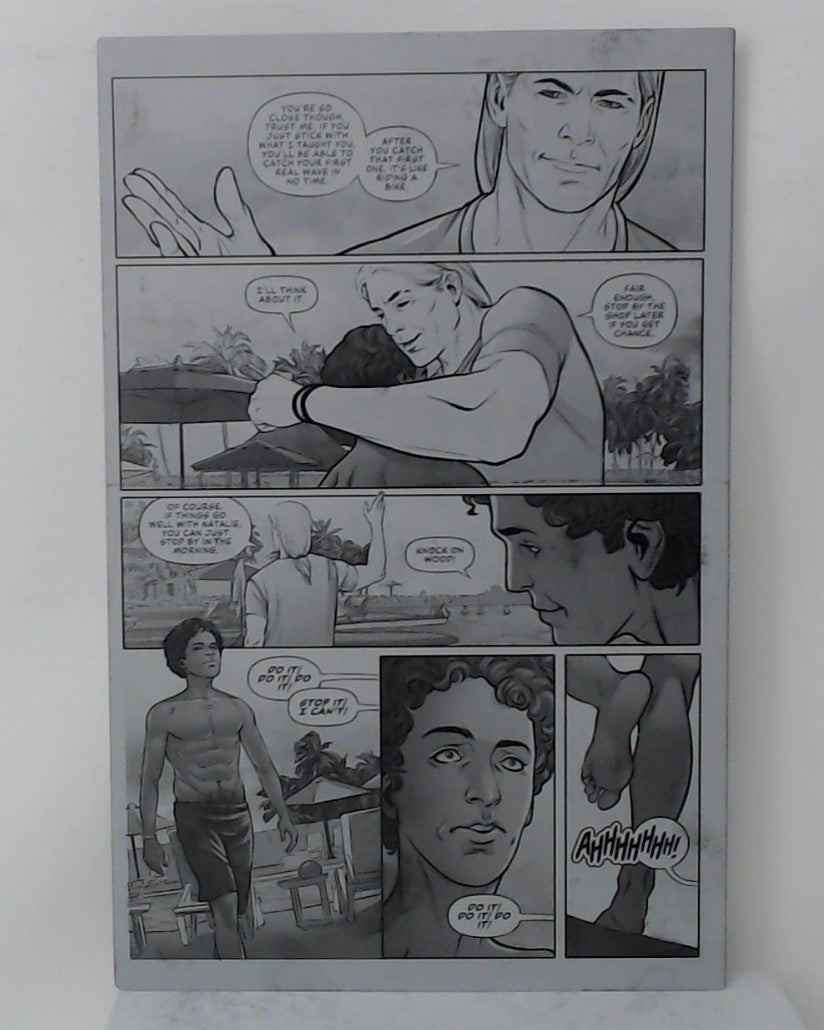 Third Wave '99 #1 - Comics on Coffee Variant - Page 13 - Black - Comic Printer Plate - PRESSWORKS