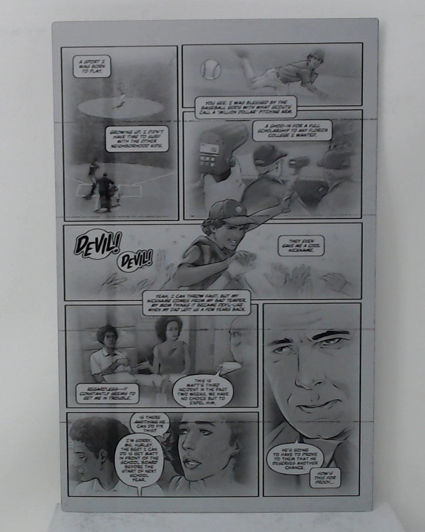 Third Wave '99 #1 - Comics on Coffee Variant - Page 3 - Black - Comic Printer Plate - PRESSWORKS