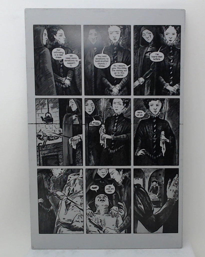 Vanity #3 - Page 6 -  Black - Comic Printer Plate - PRESSWORKS