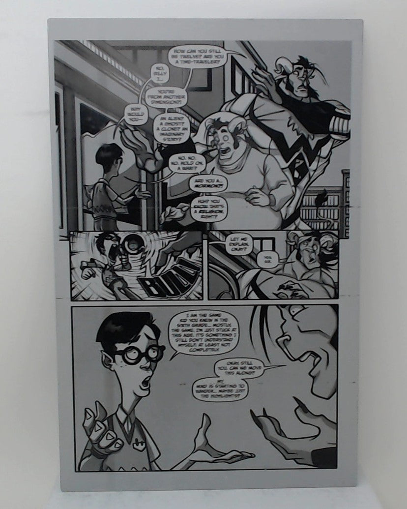 Wild Bull and Chipper #1 - Page 11 - Black - Comic Printer Plate - PRESSWORKS