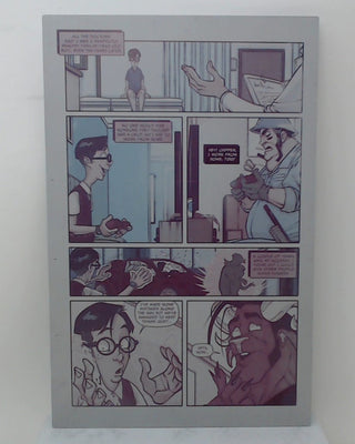 Wild Bull and Chipper #1 - Page 18 - Magenta - Comic Printer Plate - PRESSWORKS