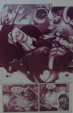 By the Horns: Dark Earth #11 - Page 14 - Magenta - Splash Comic Printer Plate - PRESSWORKS