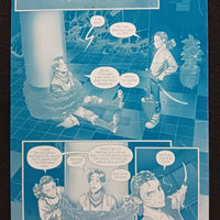 Darkland #2 - Page 7 - PRESSWORKS - Comic Art - Printer Plate - Cyan