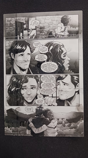 Darkland #2 - Page 3 - PRESSWORKS - Comic Art - Printer Plate - Black